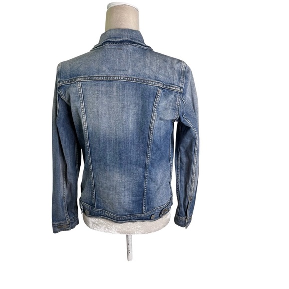 Levi’s Denim Trucker Jacket Medium Wash Cotton Size M - Picture 4 of 13